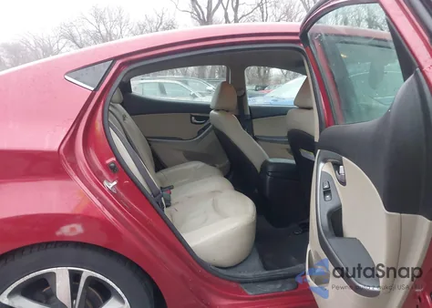 2014 Hyundai Elantra Limited из США, поврежденный, VIN 5NPDH4AE9EH487804